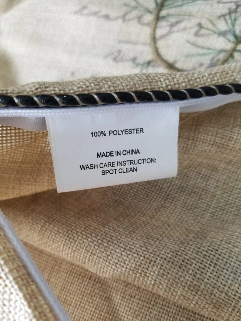 Bird Tan Zip on Pillow Cover